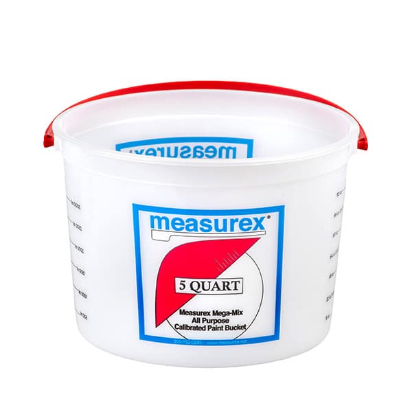 Measurex 5 Quart Mixing Bucket